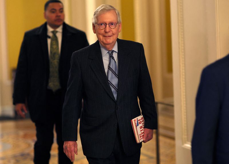 U.S. debt limit increase not needed this year -Sen. McConnell