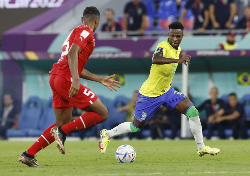 Soccer-Brazil's Vinicius Jr looking to terminate Nike deal, report says