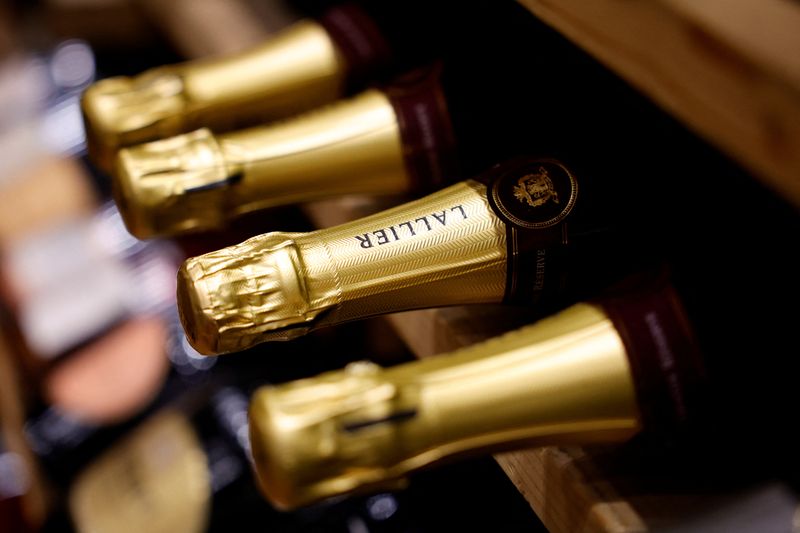 Champagne makers celebrate record sales ahead of Christmas