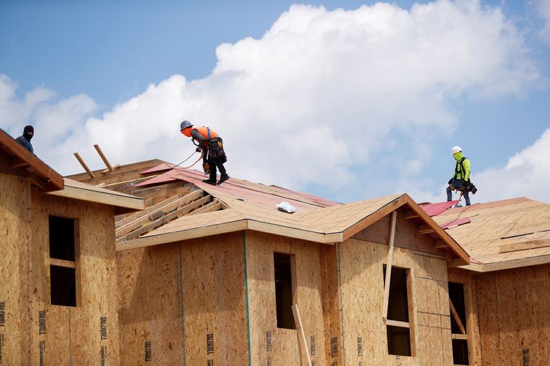 U.S. housing starts rebound sharply in Feb; building permits fall