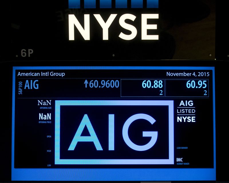 Insurer AIG says BlackRock will manage part of life and retirement unit's assets