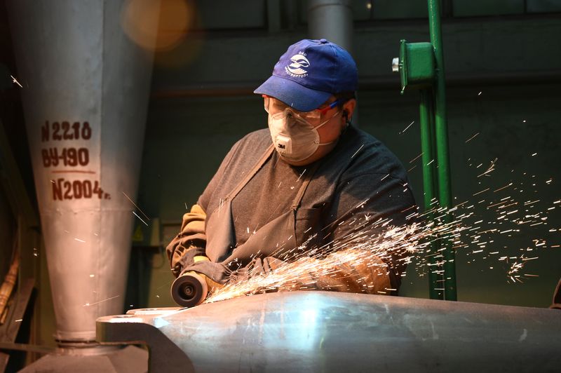 Russia manufacturing activity shrinks to near two-year low in March -PMI