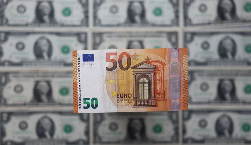 Dollar rises after robust U.S. jobs data, euro dips