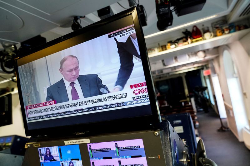 U.S. will keep raising economic costs on Putin, Biden says