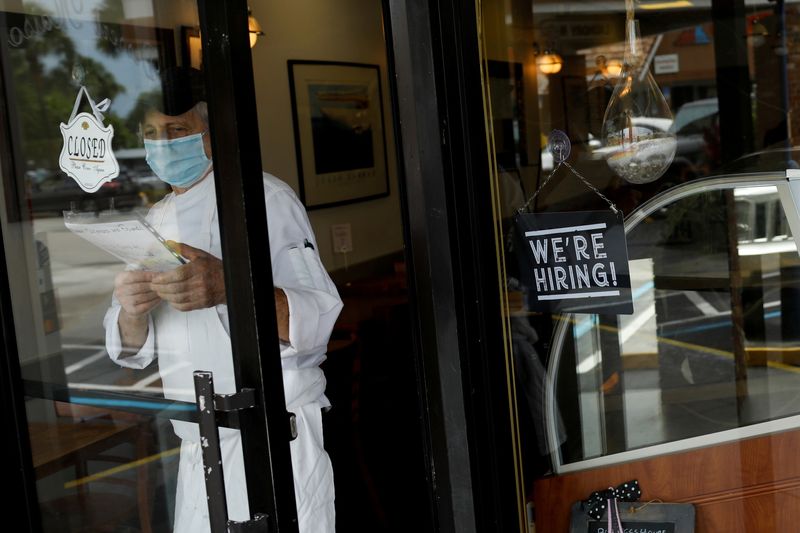 U.S. weekly jobless claims fall; unemployment rolls smallest in 52 years