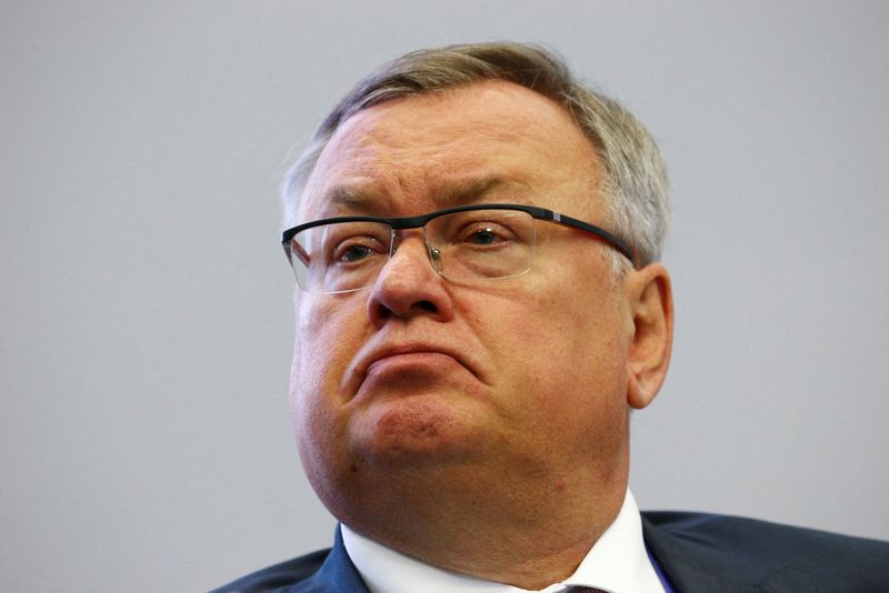 Russia faces risk of "orchestrated" default on state debt -VTB CEO