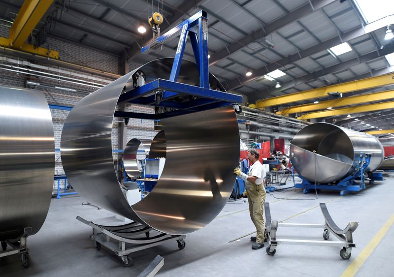 Euro zone factory output growth stalled in April - PMI