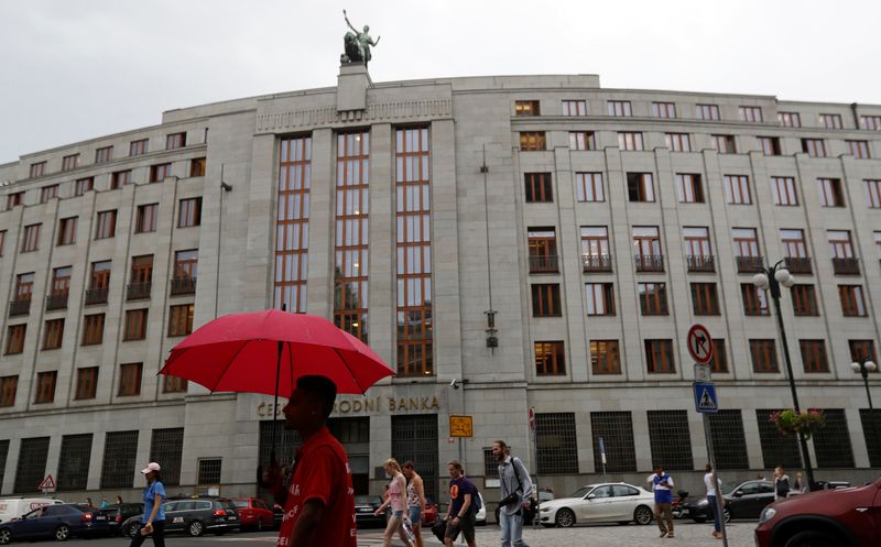 Czech central bank seen raising main rate to 5.50%, highest since 1999: Reuters poll
