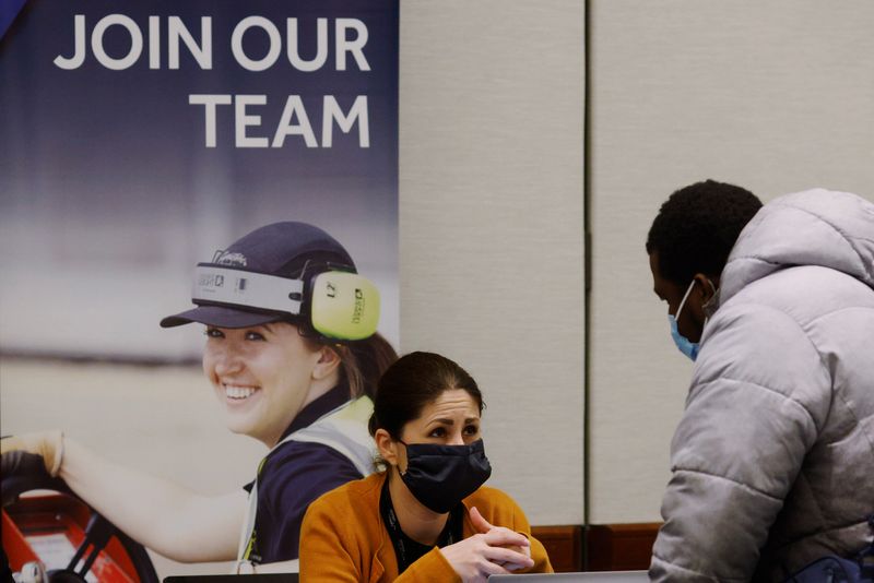 US April payrolls rise more than expected, wage rises cool