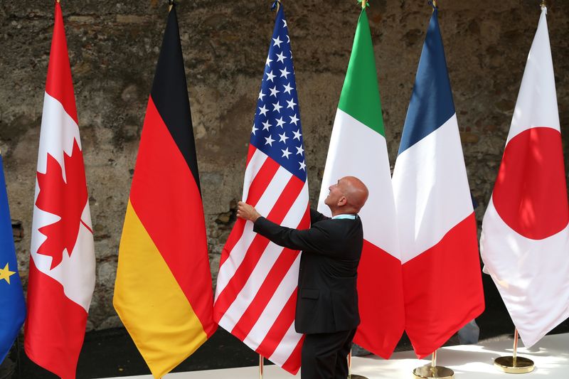 G7 committed to keeping markets open - draft communique