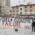 Climate activists protest ahead of the World Economic Forum 2023