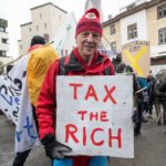 Climate activists protest ahead of the World Economic Forum 2023