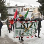Climate activists protest ahead of the World Economic Forum 2023