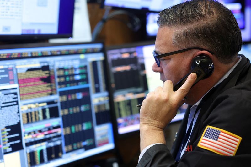 Treasury yields fall after U.S. data, stocks decline
