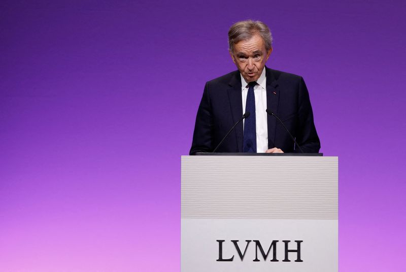 LVMH's Arnault brushes off succession question