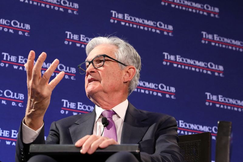 Fed's Powell says job strength shows inflation fight may last 'quite a bit of time'