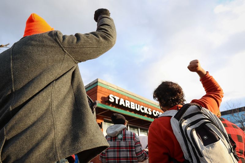 ISS urges Starbucks shareholders back review of labor policies