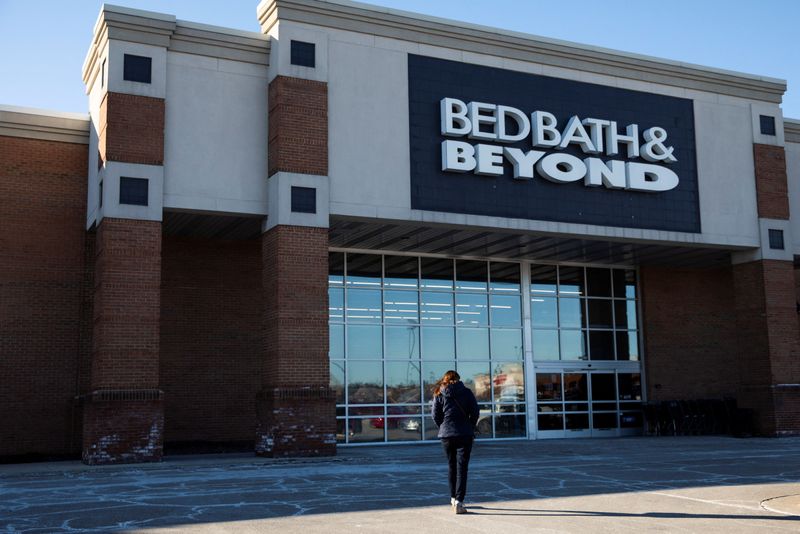 Unisys, Bed Bath & Beyond slide after removal from small-cap index