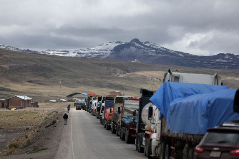 Peru mining firms' logistics at risk from extended protests, Fitch says