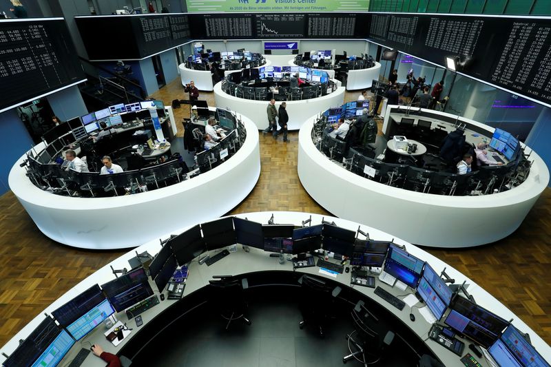 European bank shares tumble day after U.S. market turmoil