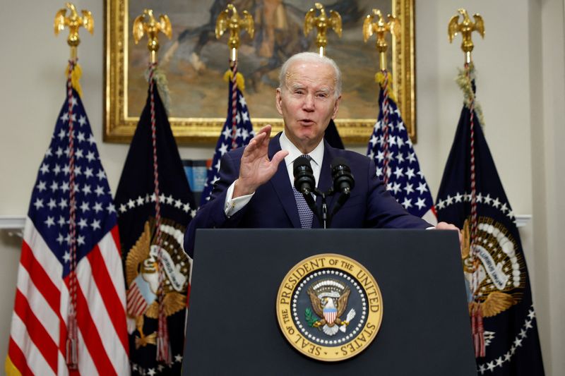 Biden pledges 'whatever needed' for U.S. bank system as SVB meltdown roils markets
