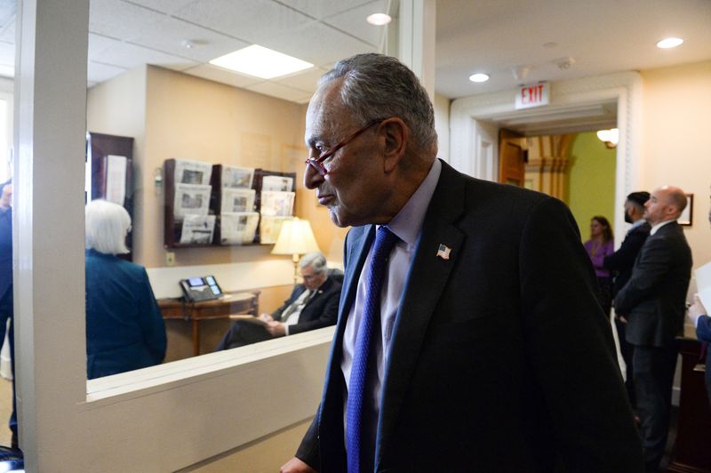 Top US Senate Democrat Schumer wants legislative response to banking ills