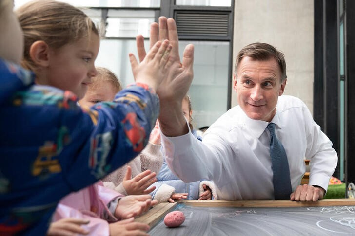 UK Budget: Hunt tries to jolt economy with childcare, pension reforms
