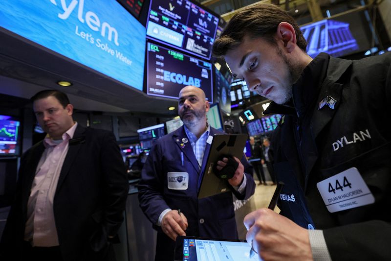 Wall St equities gain, Treasury yields rise as bank worries ease