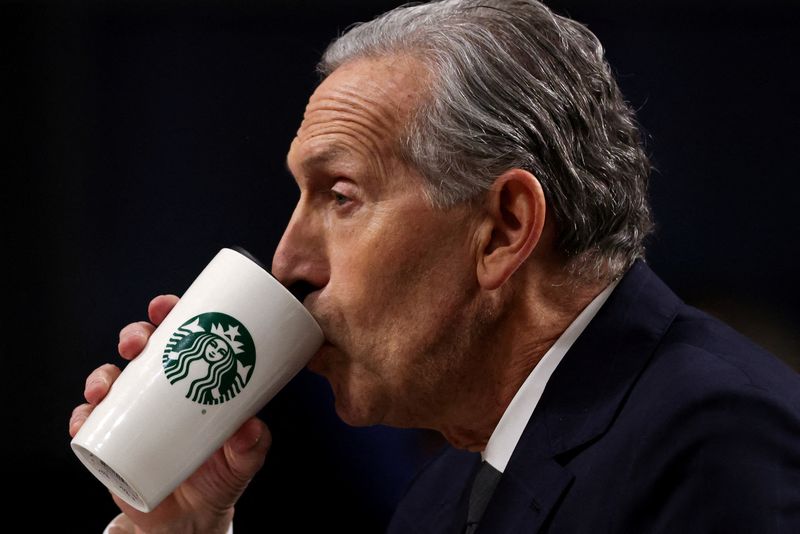 Starbucks' ex-CEO Schultz resists 'union busting' claims by U.S. Senators