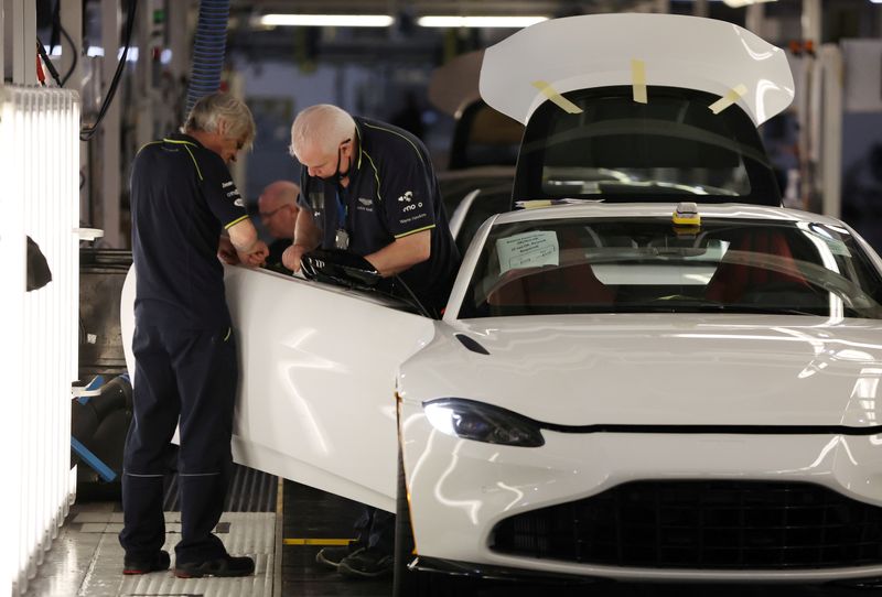 Aston Martin sticks to 2023 outlook after smaller Q1 pretax loss