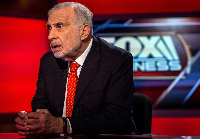 Carl Icahn's IEP slumps after old rival Ackman reignites feud