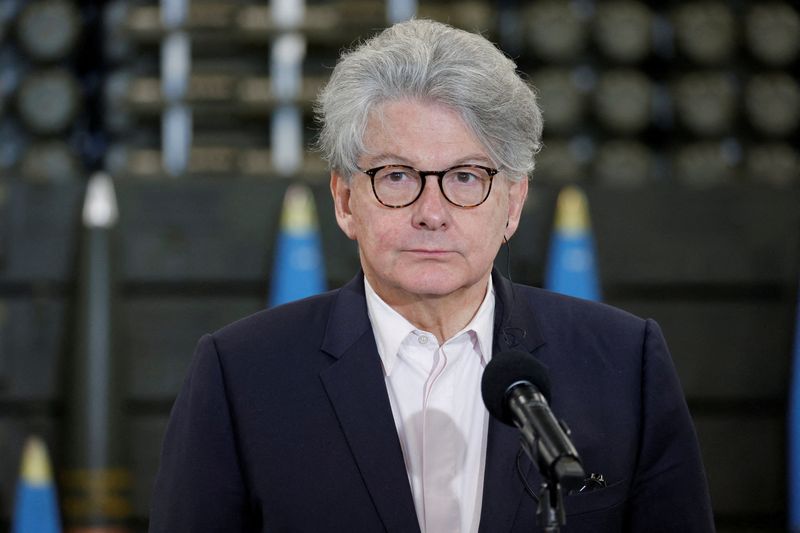 Exclusive - EU's Breton to discuss AI rules with OpenAI CEO in June