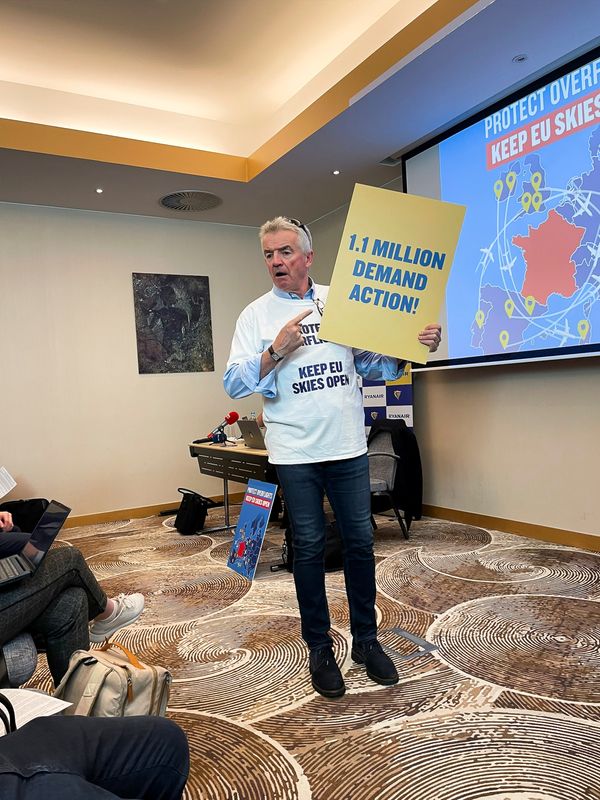 Ryanair asks EU Commission to protect overflights from strike disruption