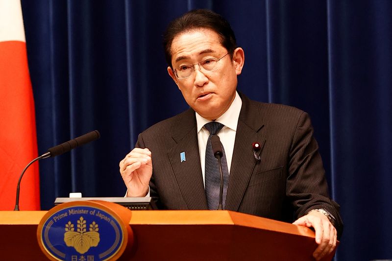 Japan's Kishida to focus on spending, wages in policy roadmap - draft