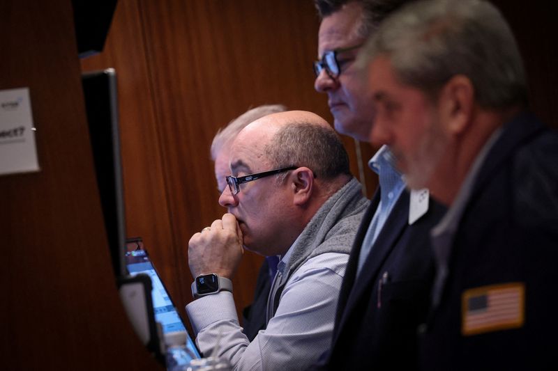 Stocks rally, dollar falls after U.S. data, ECB hike, hawkish Fed pause