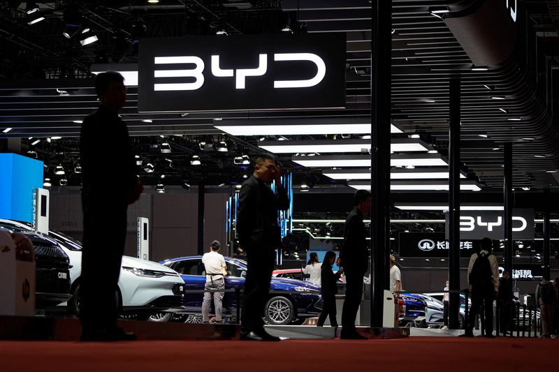 China's BYD says H1 net profit could more than triple