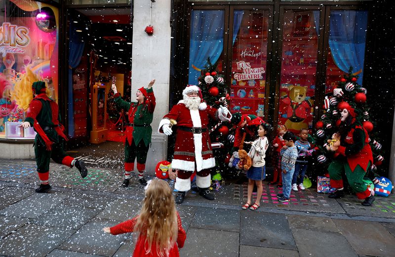Santa's sleigh to be lighter as people buy fewer toys