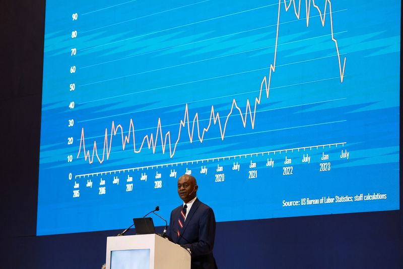 Fed's Bostic sees slower growth, falling inflation pressures