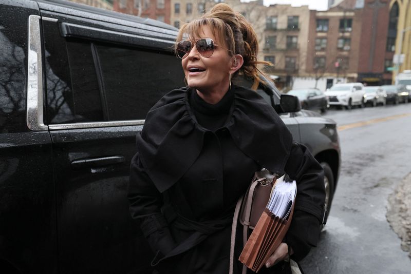 Sarah Palin, New York Times clash at trial testing defamation protection for media
