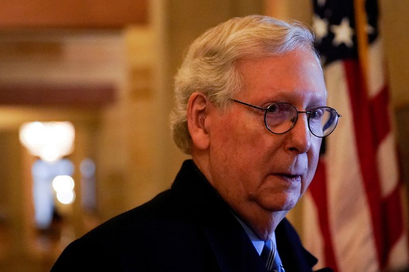 U.S. Senate leaders joust over how to tame rising inflation