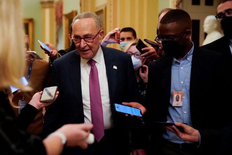 Schumer says quickest way to pass Ukraine aid is in omnibus spending bill