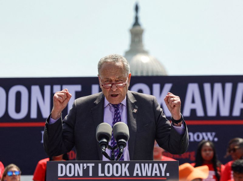 Schumer expresses optimism on gun legislation talks, pledges quick action