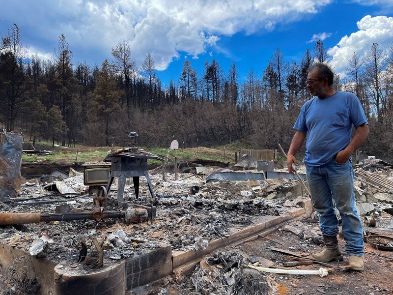 'I need a home': New Mexicans look to Biden during wildfires