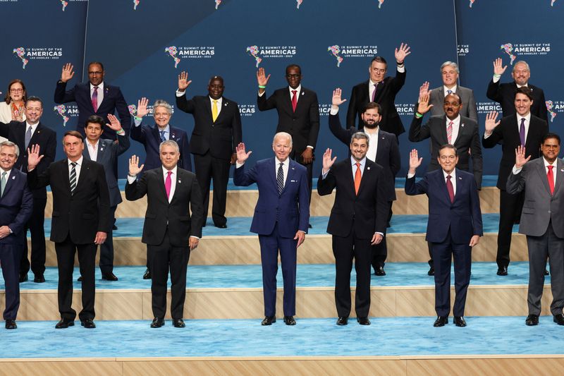 Biden unveils migration plan, capping Americas summit roiled by division