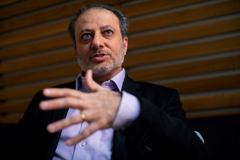 Former Manhattan U.S. Attorney Bharara joins Wilmer Hale law firm