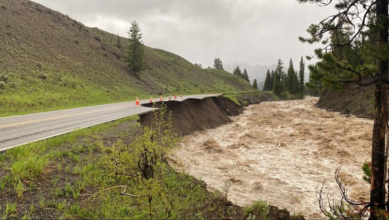 Yellowstone closed for first time in 34 years amid flooding, mudslides