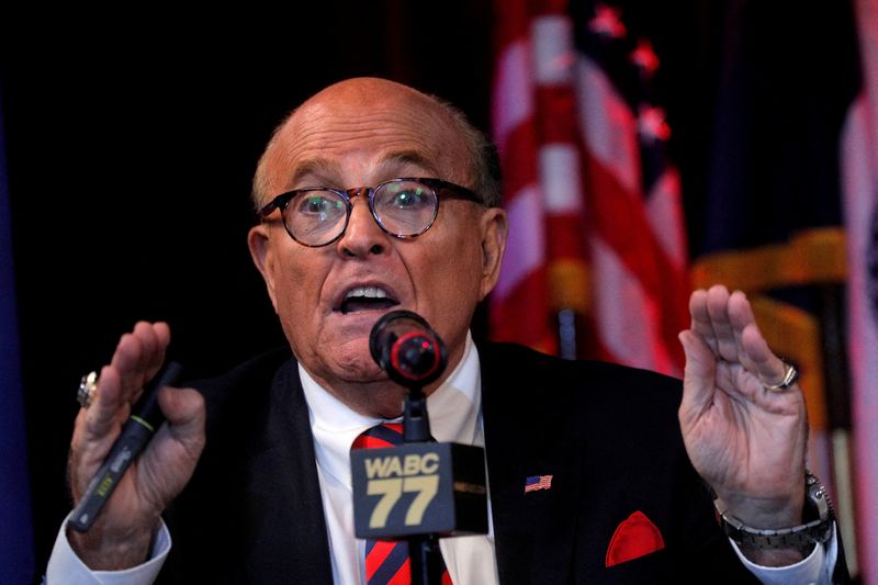 Former Trump attorney Giuliani target of criminal probe in Georgia -New York Times