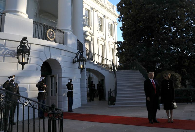 As Trump departed the White House, aides rushed to pack documents