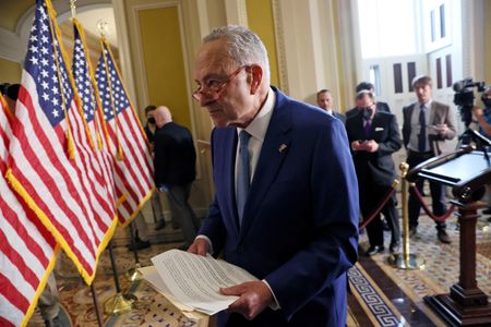 U.S. Senate will vote this week on election transparency bill -Schumer