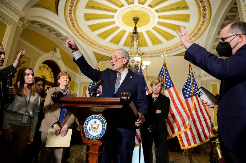 U.S. Senate sets vote on temporary gov't funding bill for Thursday